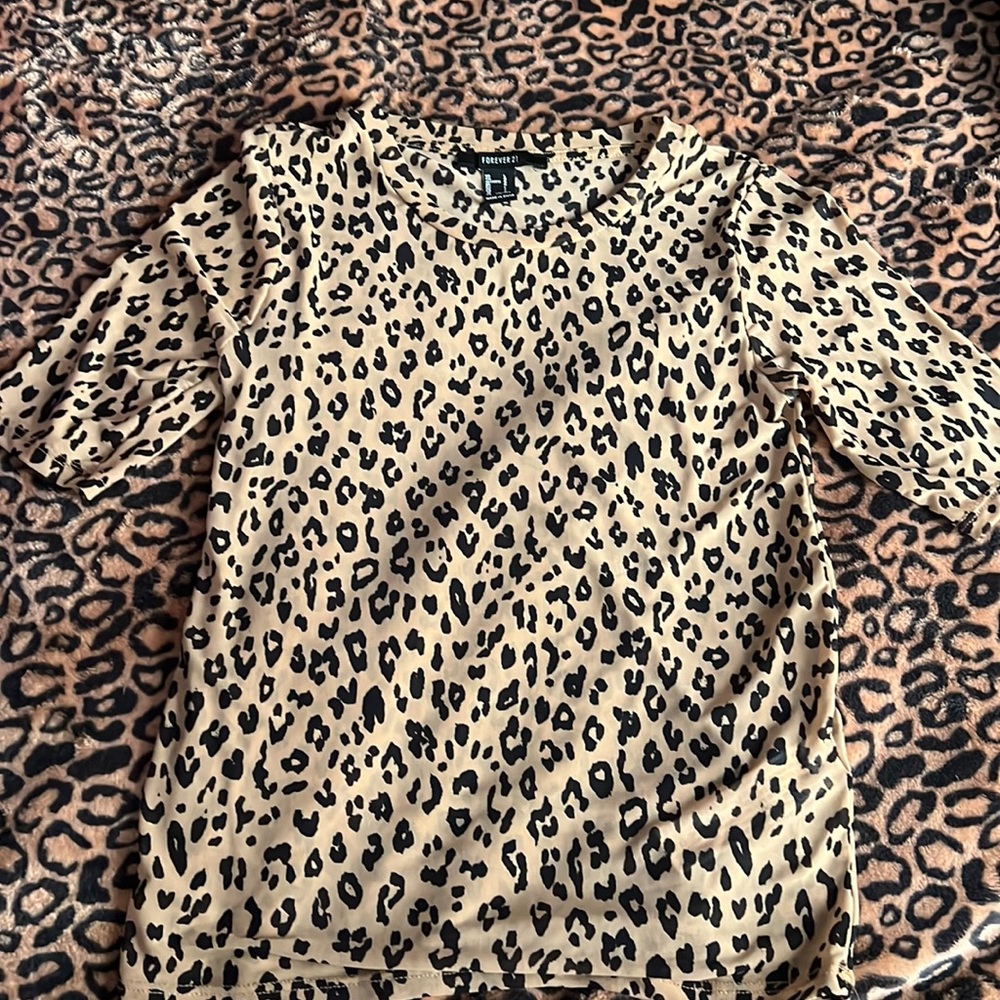 Mesh Cheetah Top!